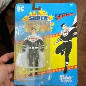 Superman Action Figure with Black Suit